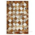 luxury designer Living Room cowhide patchwork rugs carpet